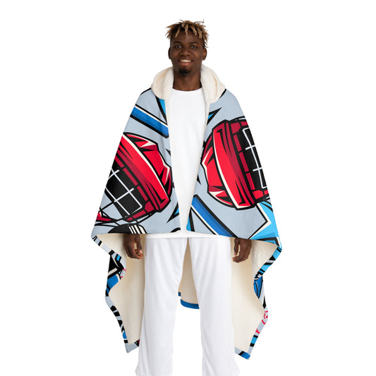Slap Shot Hooded Wrap Blanket