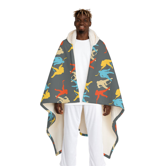 Teamwork Hooded Wrap Blanket