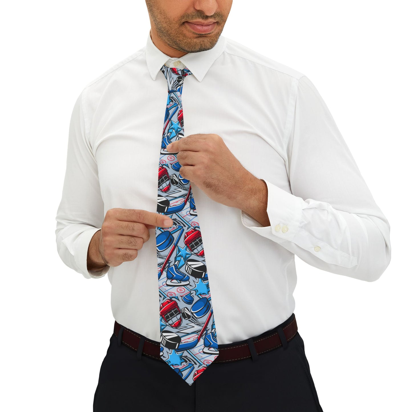 Hockey Comic Necktie