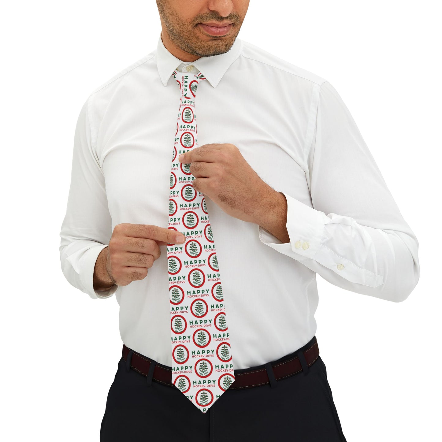 Holiday Hockey Necktie