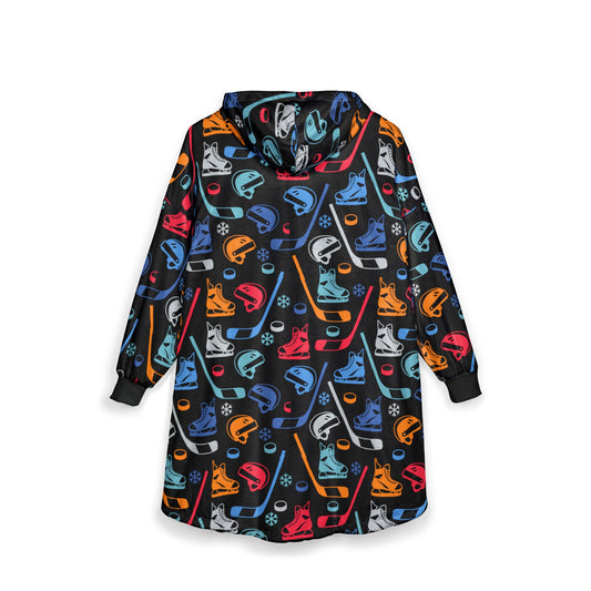 Vintage Gear Hooded Blanket