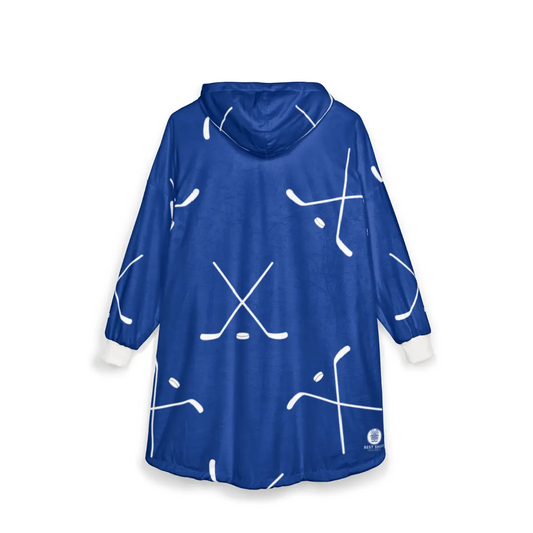 Cross Check Hooded Blanket