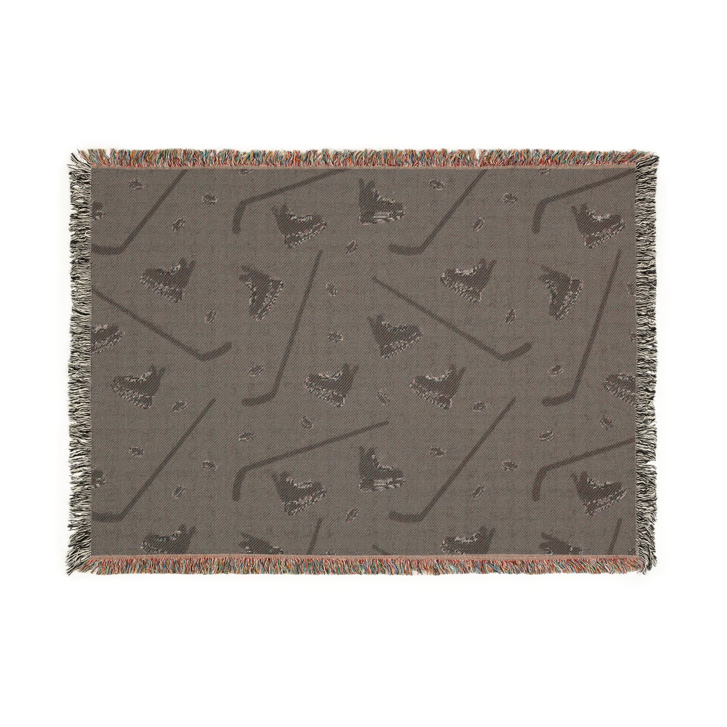 Stick & Puck Woven Blanket