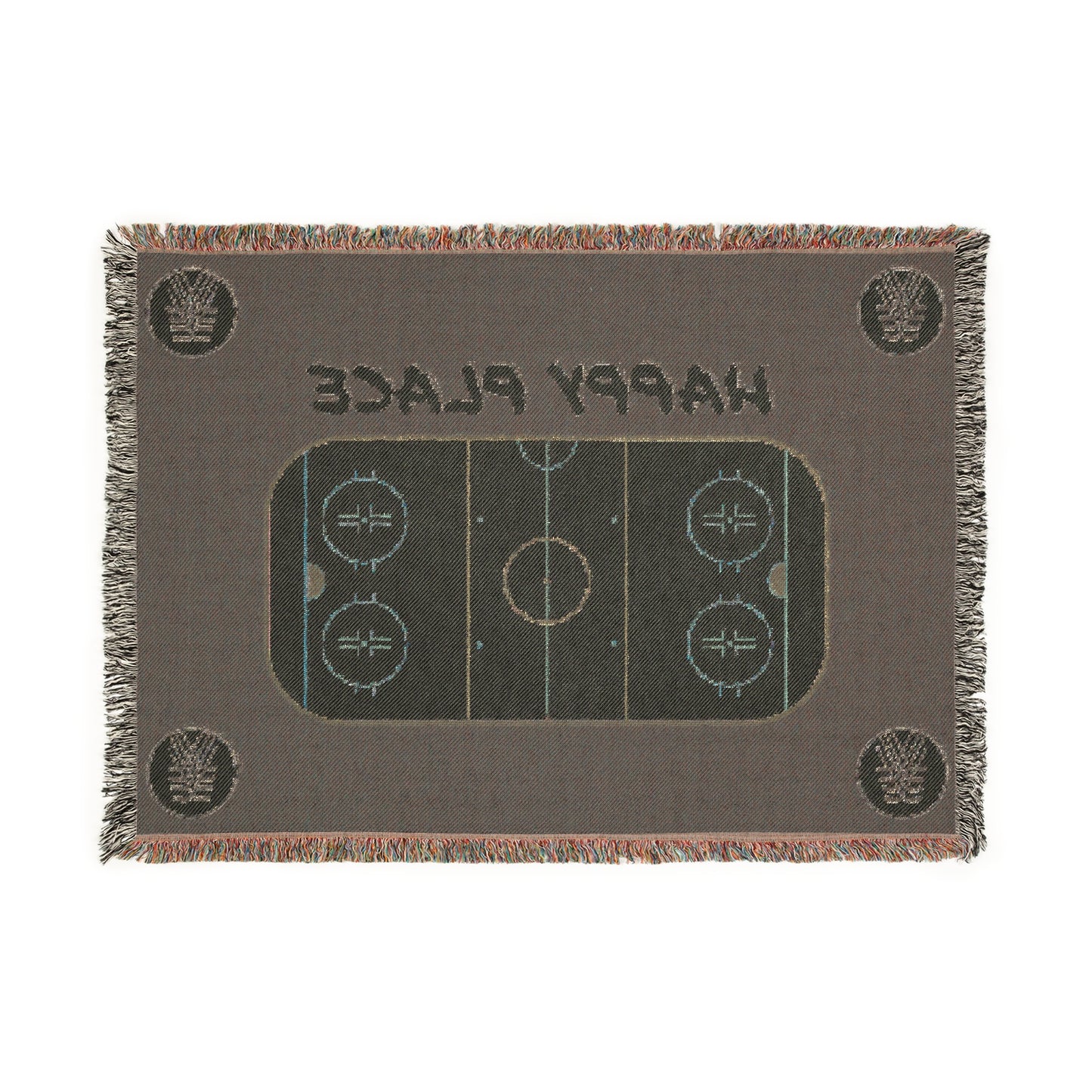 Happy Place Woven Blanket