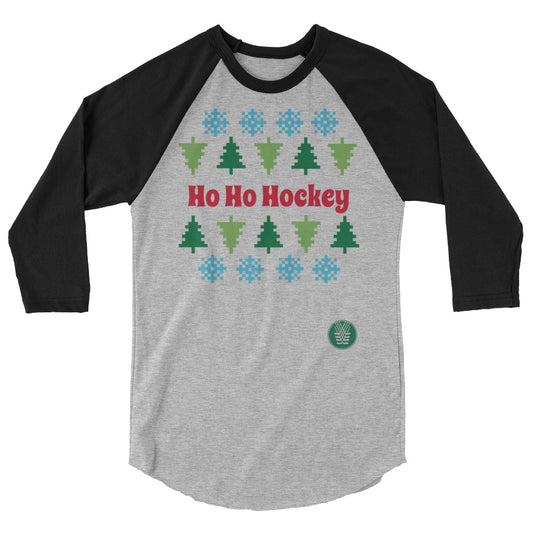 Ho Ho Hockey Raglan T