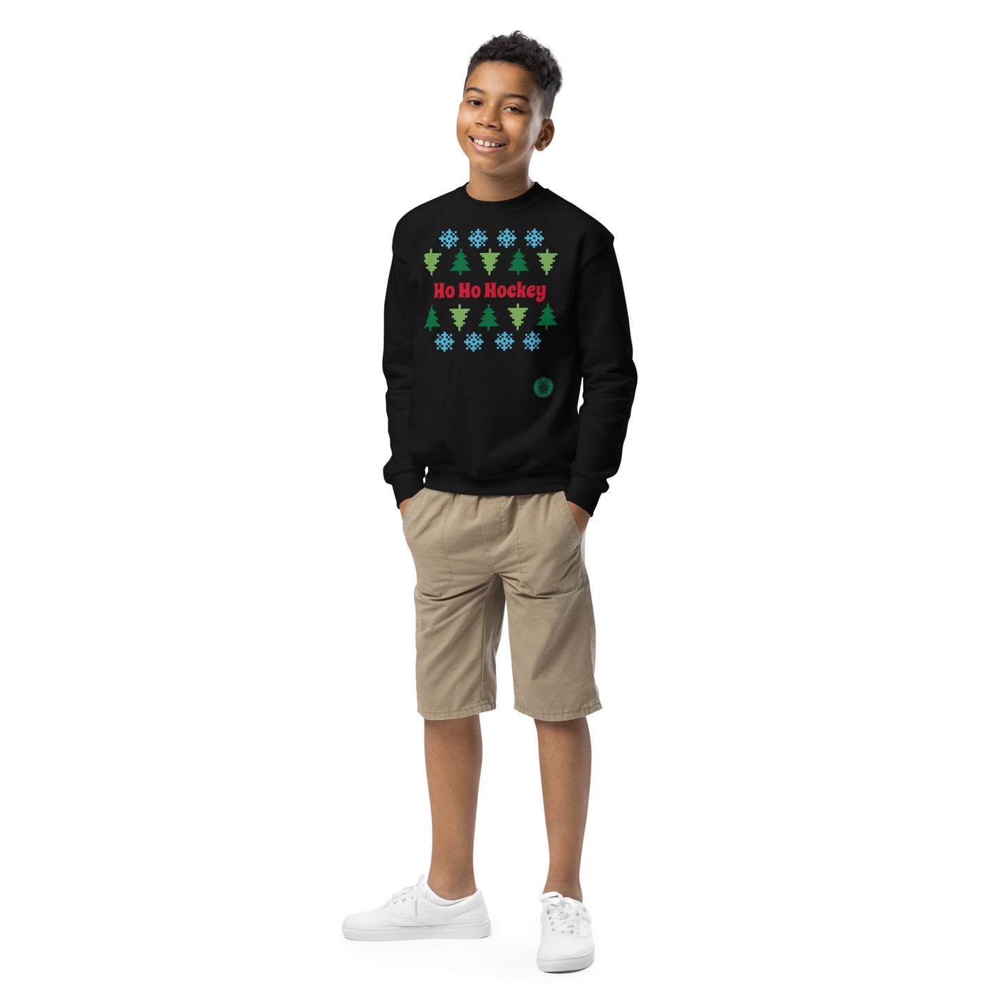 Ho Ho Hockey KIDDOS Crew Neck