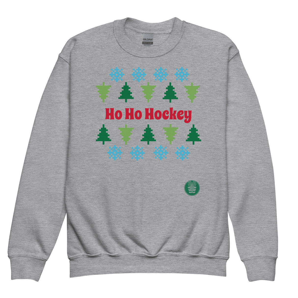 Ho Ho Hockey KIDDOS Crew Neck