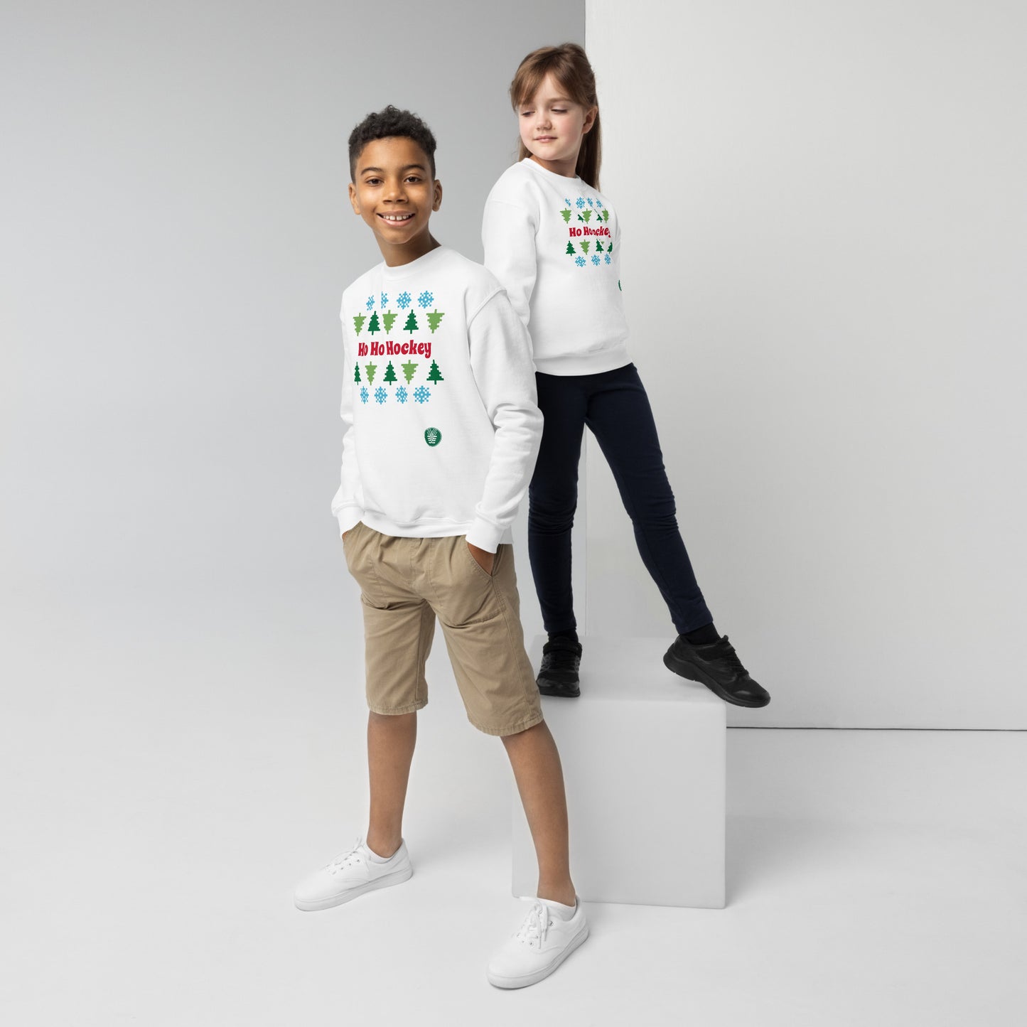 Ho Ho Hockey KIDDOS Crew Neck
