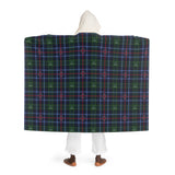 Puck Drop Plaid - Hooded Wrap Blanket
