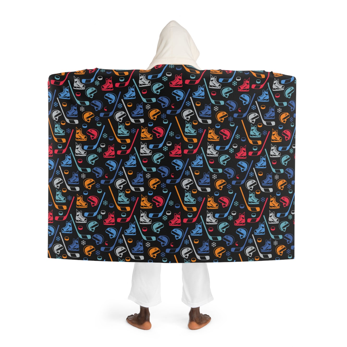 Vintage Gear Hooded Wrap Blanket