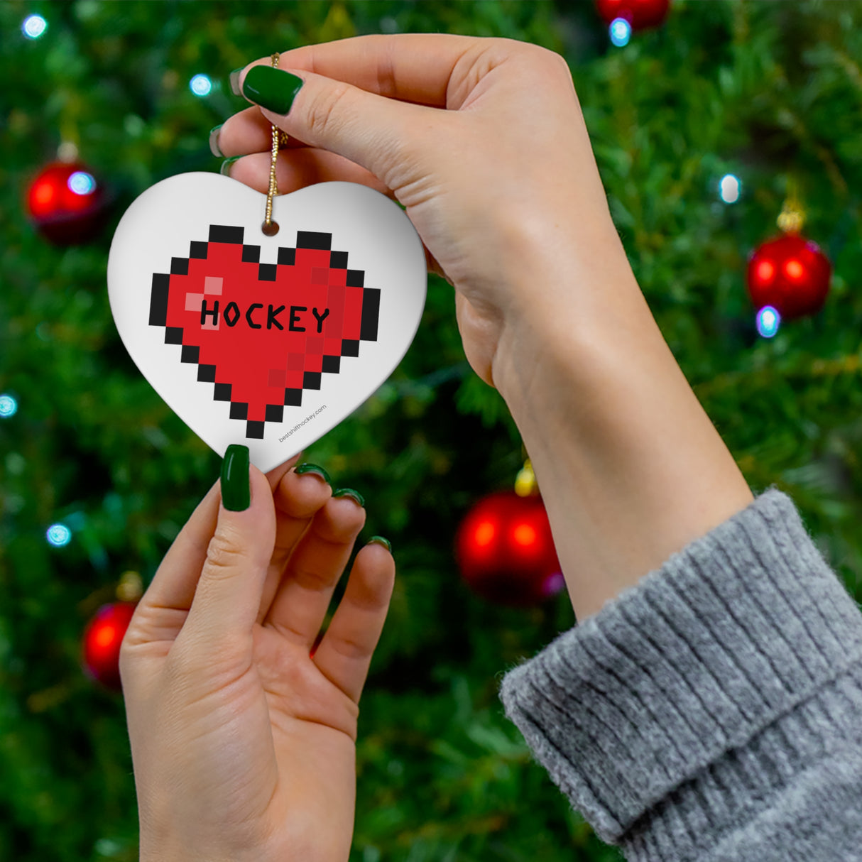 Hockey Gamer Ornament