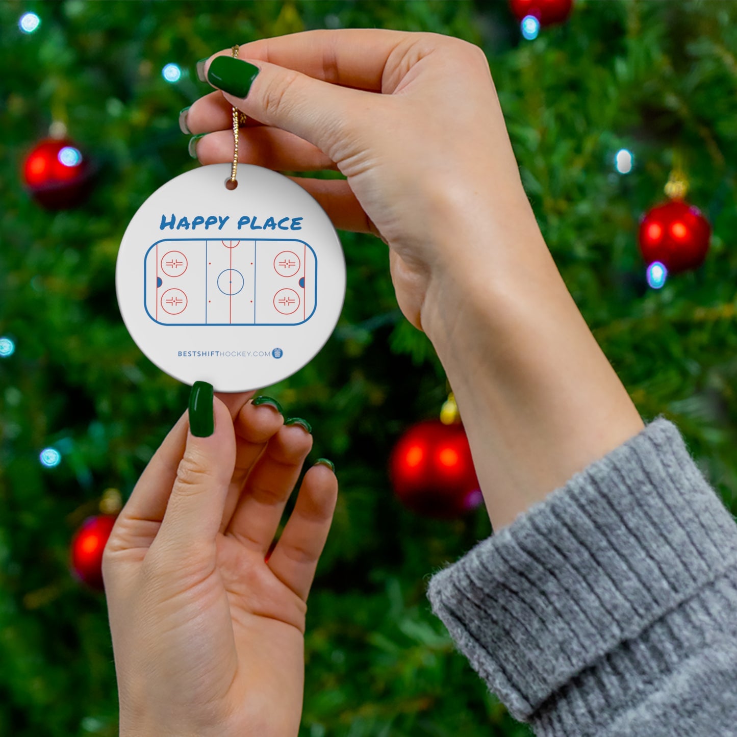 Happy Place Ornament