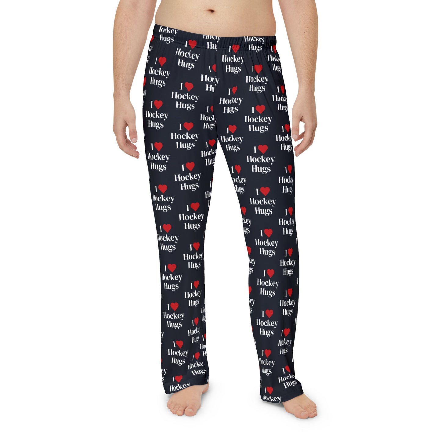 I Love Hockey Hugs Lounge Pants