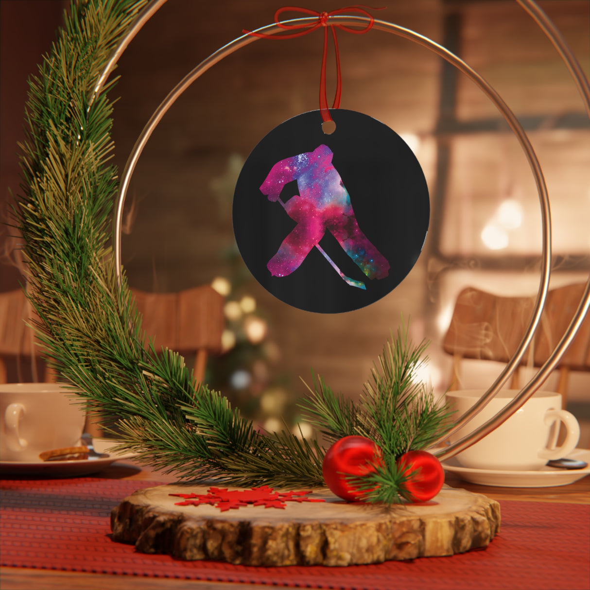 Goalie Nebula Ornament