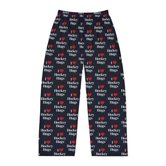 I Love Hockey Hugs Lounge Pants