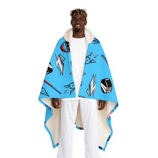 Hockey Pop Hooded Wrap Blanket