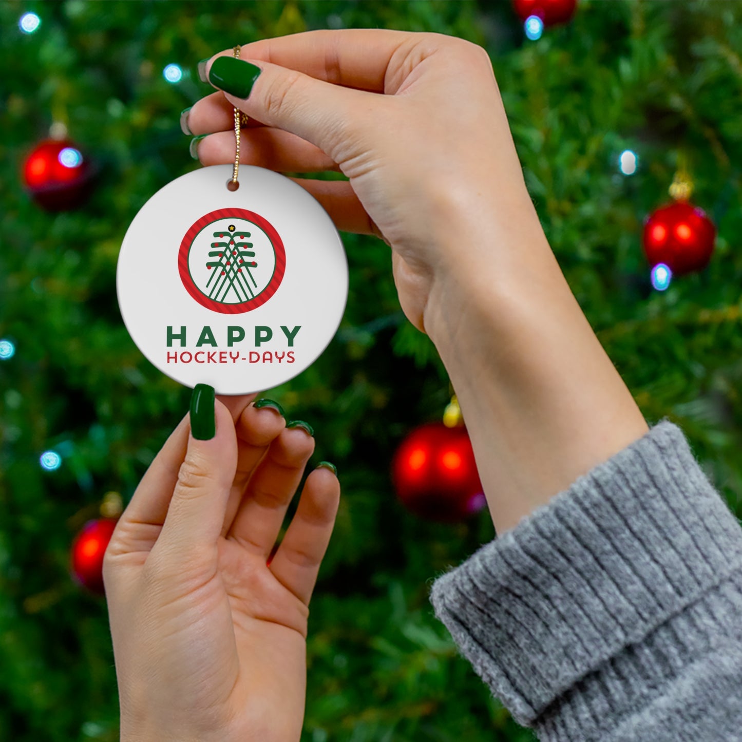 Happy Hockey Days Ornament