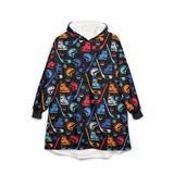Vintage Gear Hooded Blanket