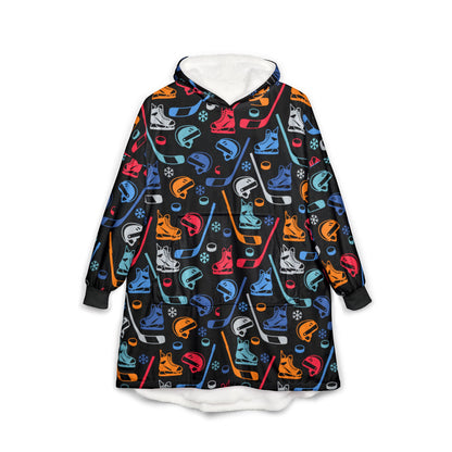 Vintage Gear Hooded Blanket