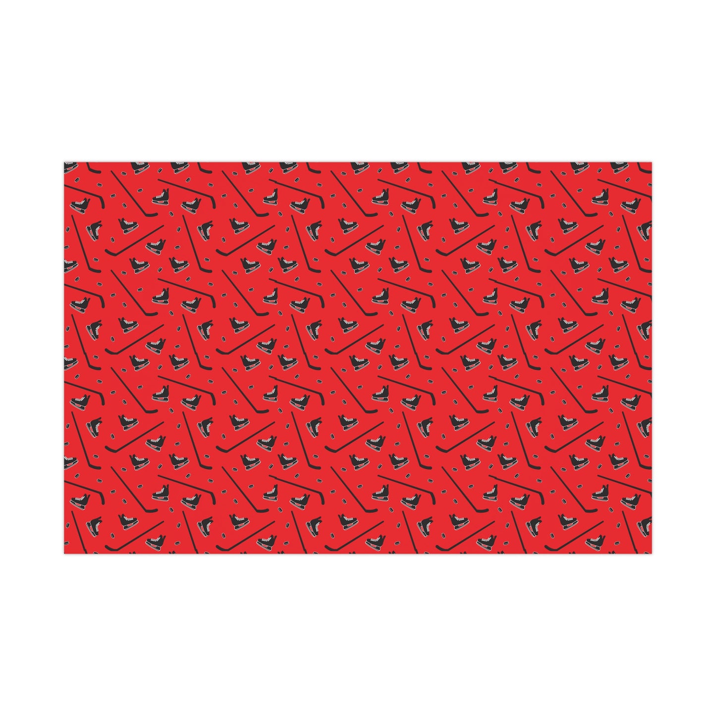 Stick & Puck Wrapping Paper