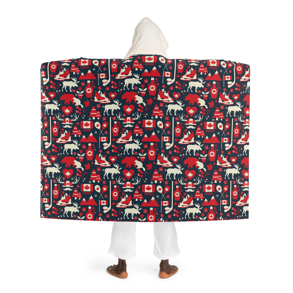 Oh Canada! Hooded Wrap Blanket