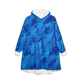 Hockey Camo Hooded Blanket