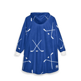 Cross Check Hooded Blanket