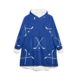 Cross Check Hooded Blanket