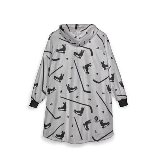 Stick & Puck Hooded Blanket