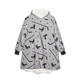 Stick & Puck Hooded Blanket