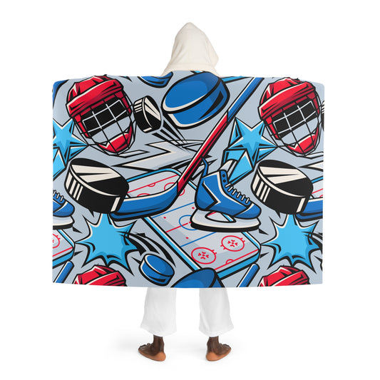 Slap Shot Hooded Wrap Blanket