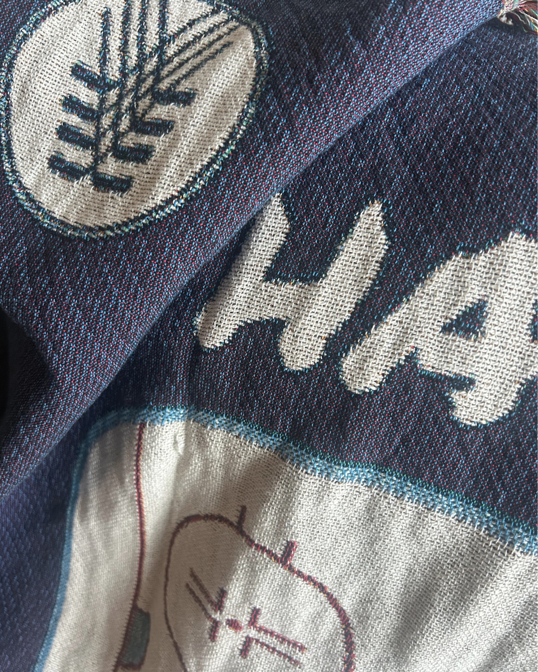 Happy Place Woven Blanket