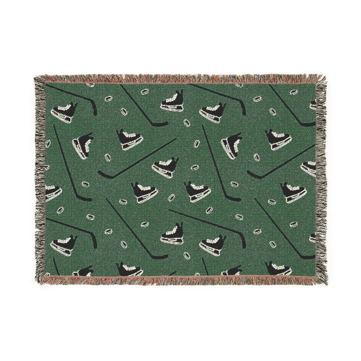 Stick & Puck Woven Blanket