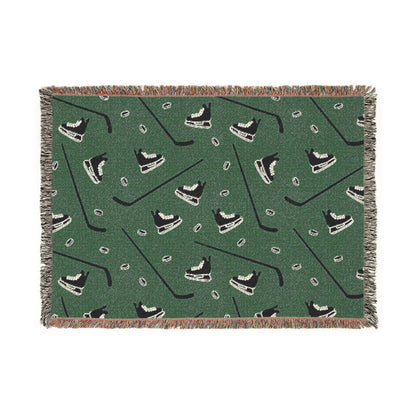 Stick & Puck Woven Blanket