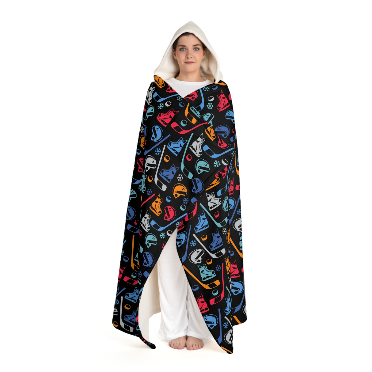 Vintage Gear Hooded Wrap Blanket