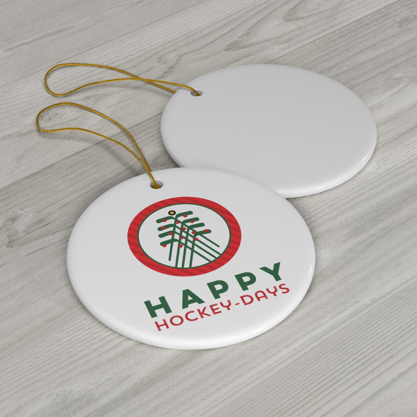 Happy Hockey Days Ornament