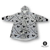 Stick & Puck Hooded Blanket