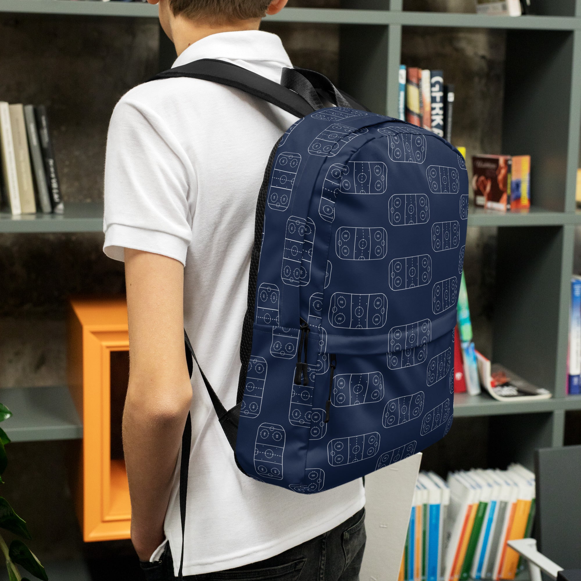 Blue line backpack outlet