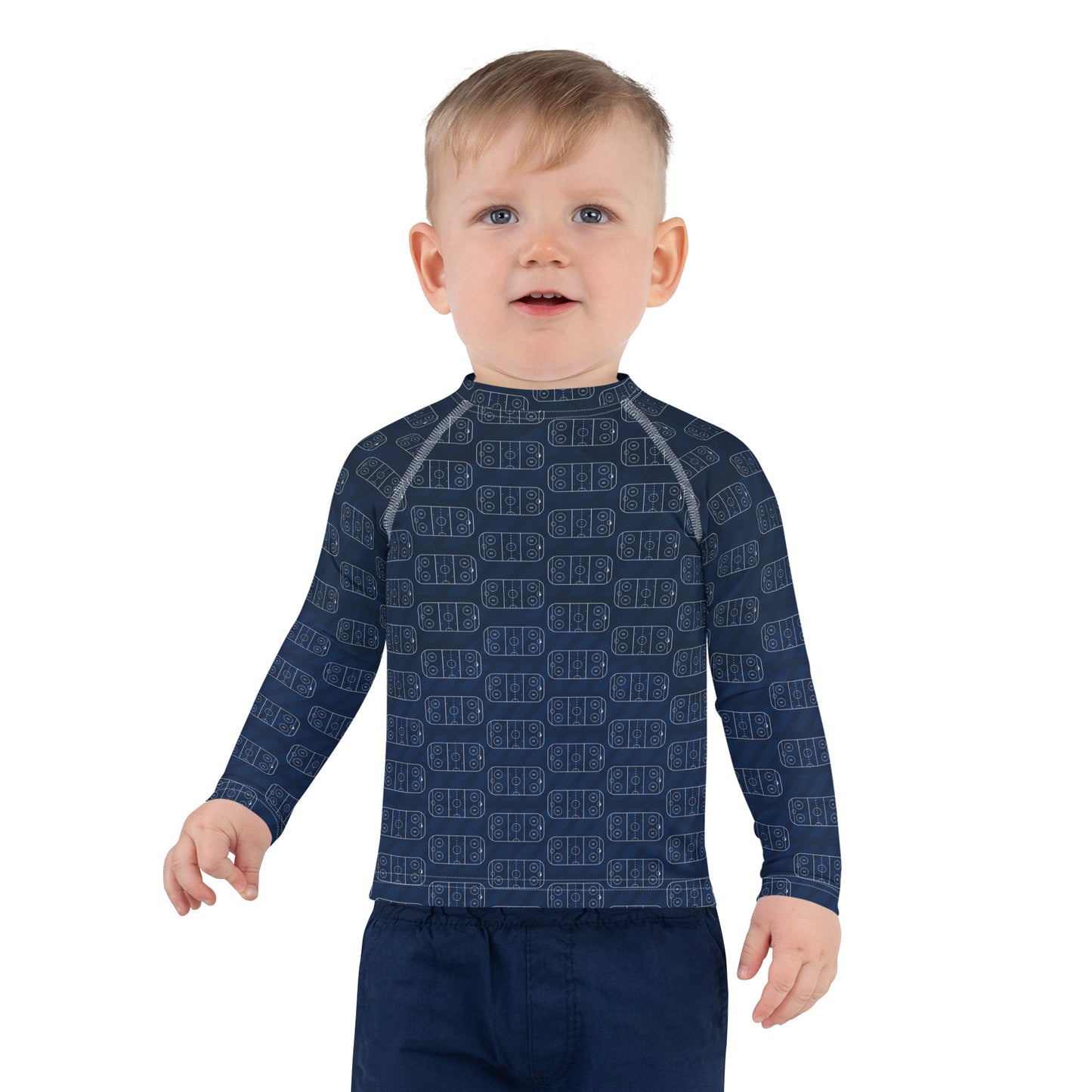 Blue Line Swim Shirt