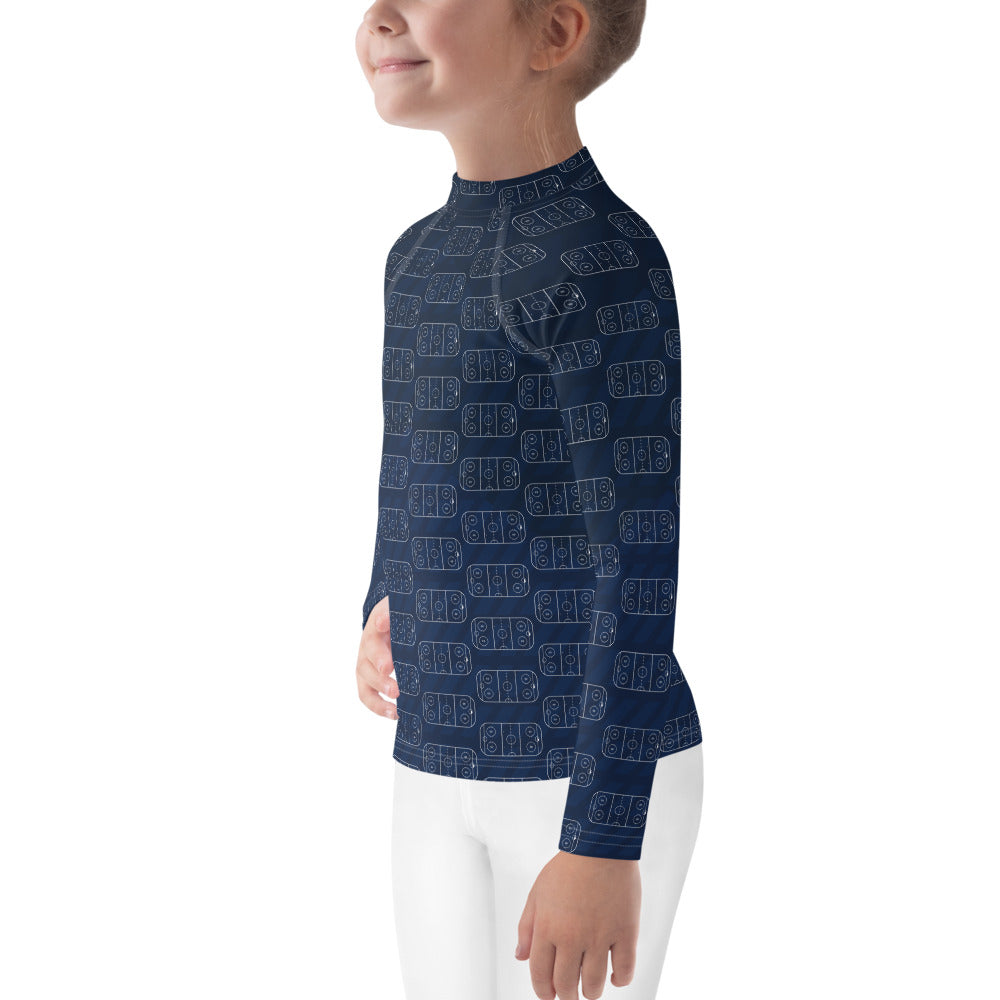 Blue Line Swim Shirt