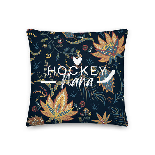 Hockey NANA Throw Pillow