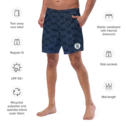 Blue Line Lined Shorts (Swim)
