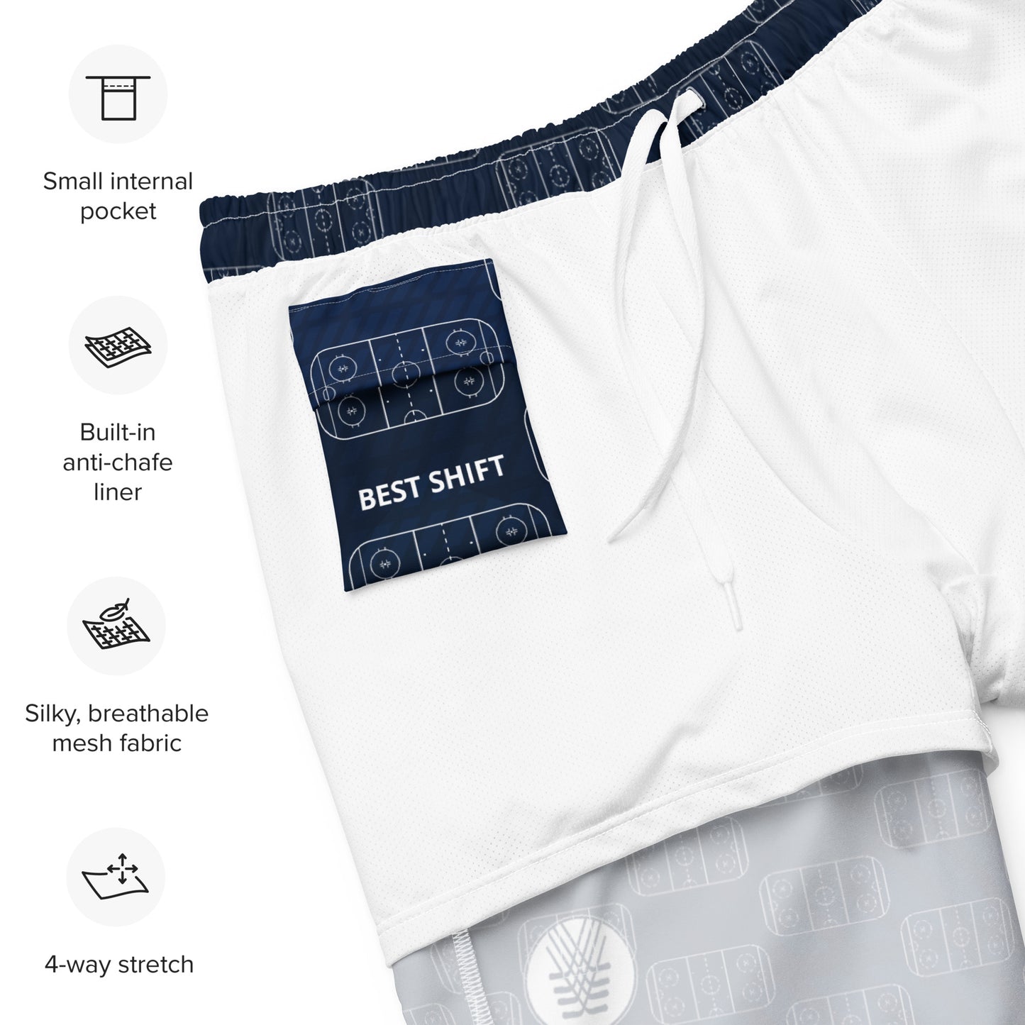 Blue Line Swim Shorts