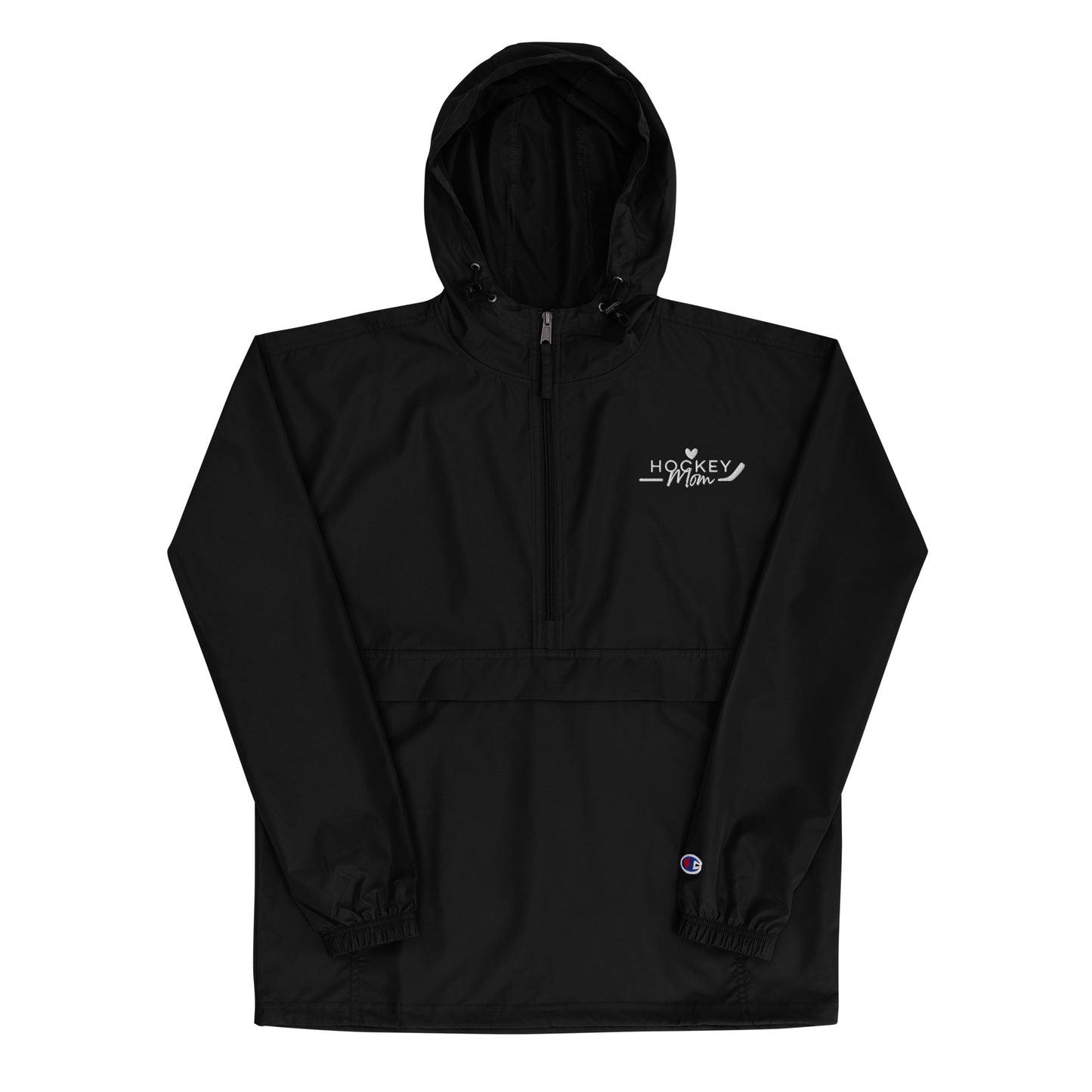 Hockey MOM - Embroidered Packable Jacket