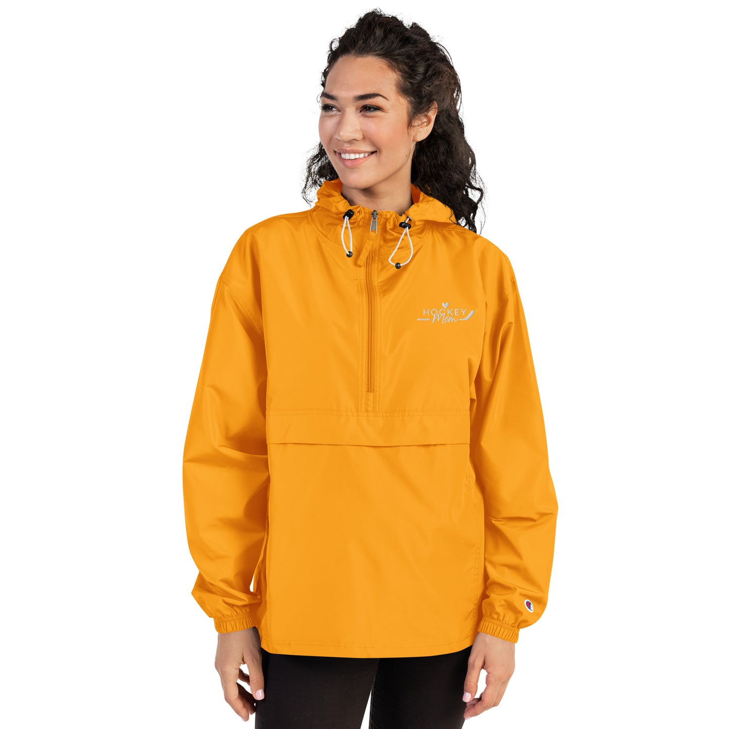 Hockey MOM - Embroidered Packable Jacket