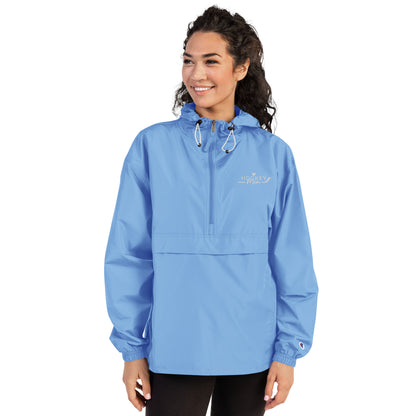 Hockey MOM - Embroidered Packable Jacket