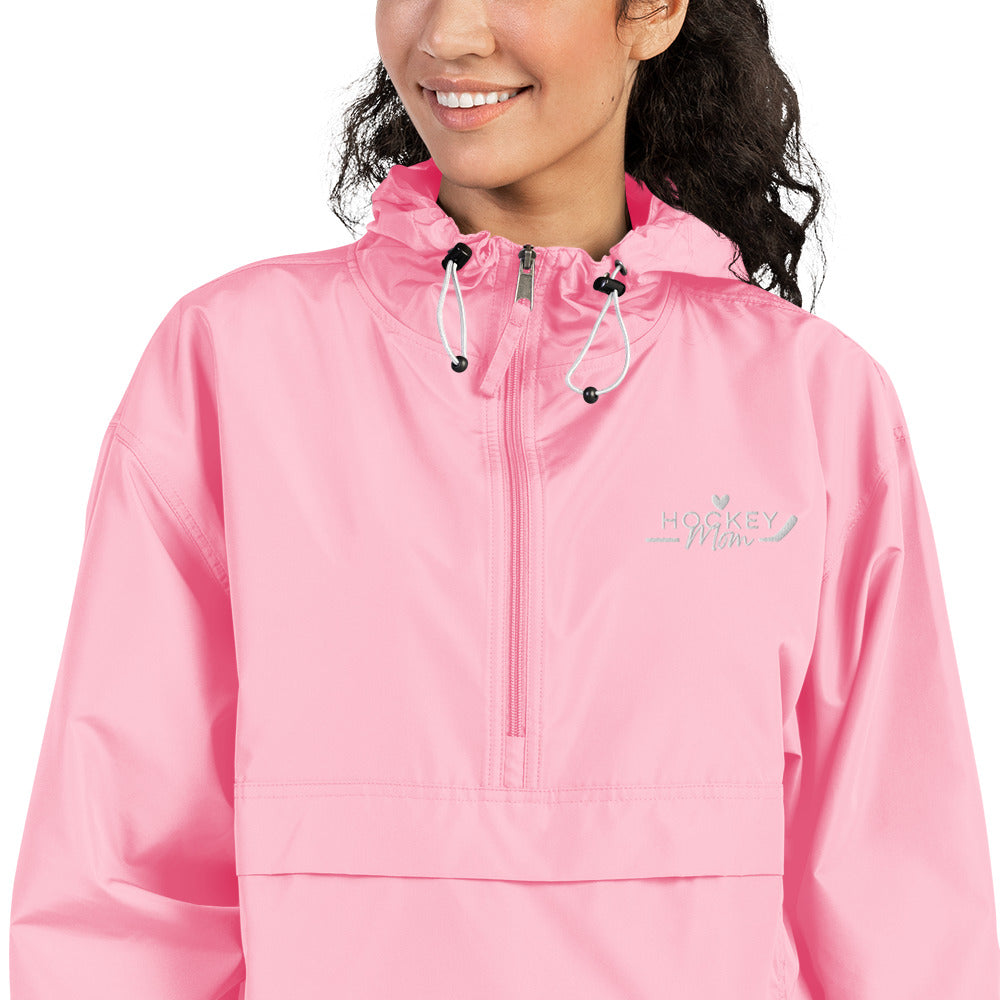 Hockey MOM - Embroidered Packable Jacket