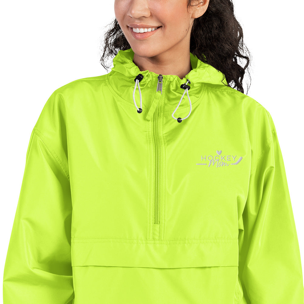 Hockey MOM - Embroidered Packable Jacket