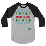 Ho Ho Hockey Raglan T