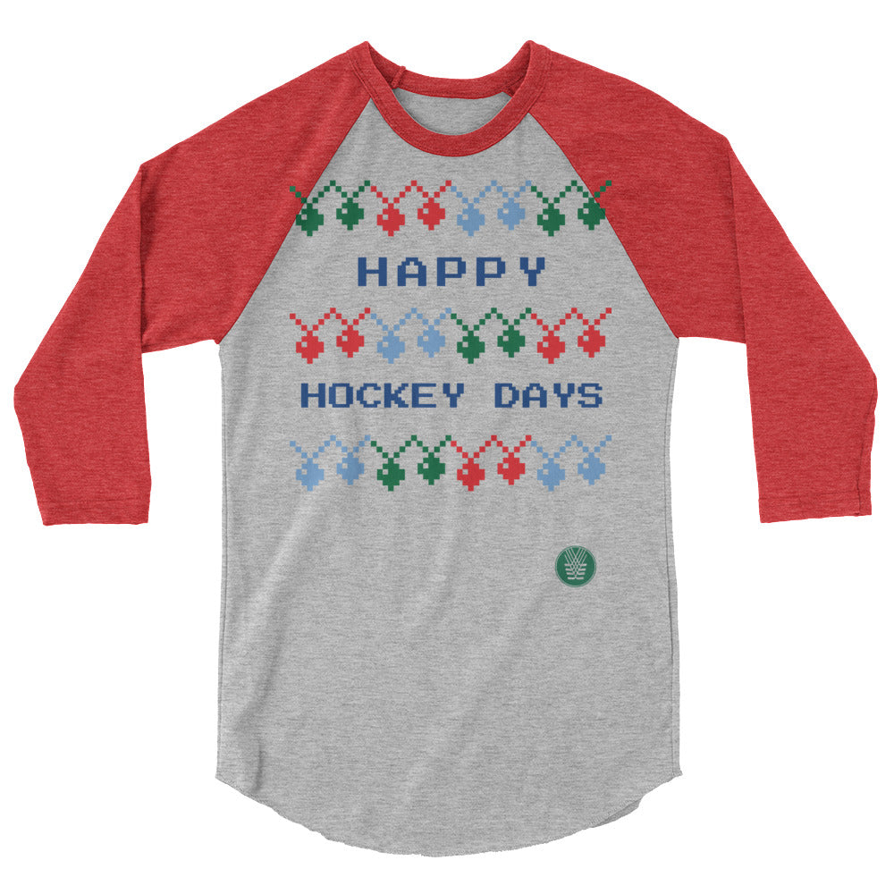 Holiday Lights Raglan T
